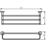 Полотенцедержатель Haceka Kosmos 402343 (1123537)